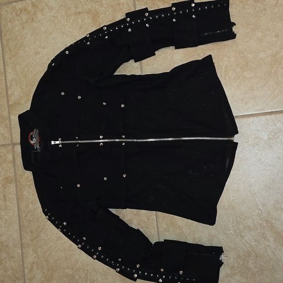 Lip Service State of Constriction Men's Mesh Jacket Small - Picture 3 of 6